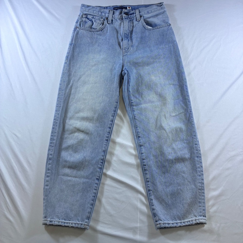 Levi's Made & Crafted Barrel Crop Jeans Blue Label Japan Denim Rare Size 25